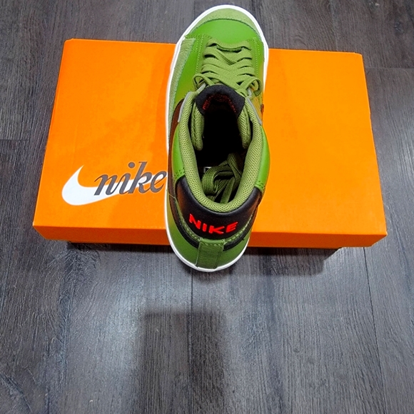 COPY - NIKE BLAZER MID 5.5y green..NEW ORIGINAL - Picture 2 of 12
